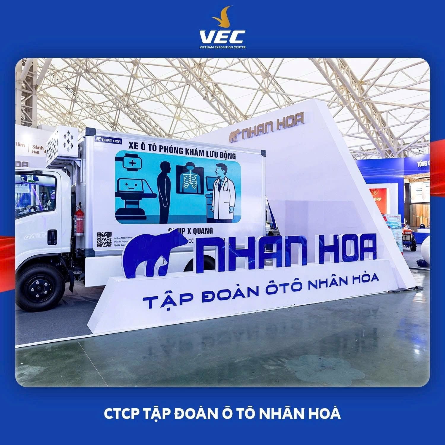 Một công ty mang cả xe ô tô phòng khám lưu động có hệ thống chụp X-quang đến Triển lãm A80- Ảnh 1.
