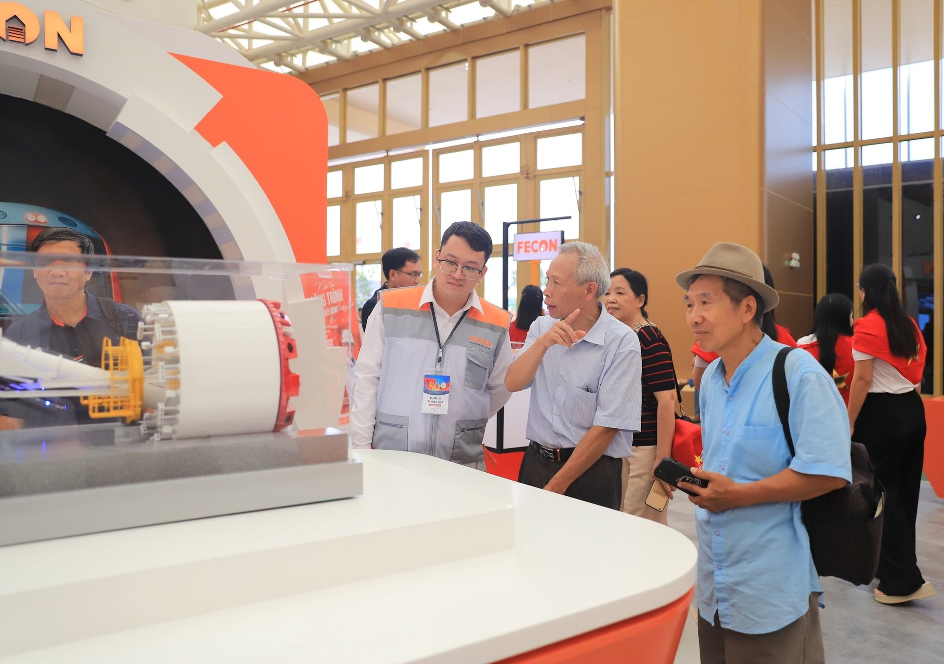FECON kể câu chuyện về khát vọng metro tại Triễn lãm Quốc Gia- Ảnh 2. FECON kể câu chuyện về khát vọng metro tại Triễn lãm Quốc Gia- Ảnh 2.