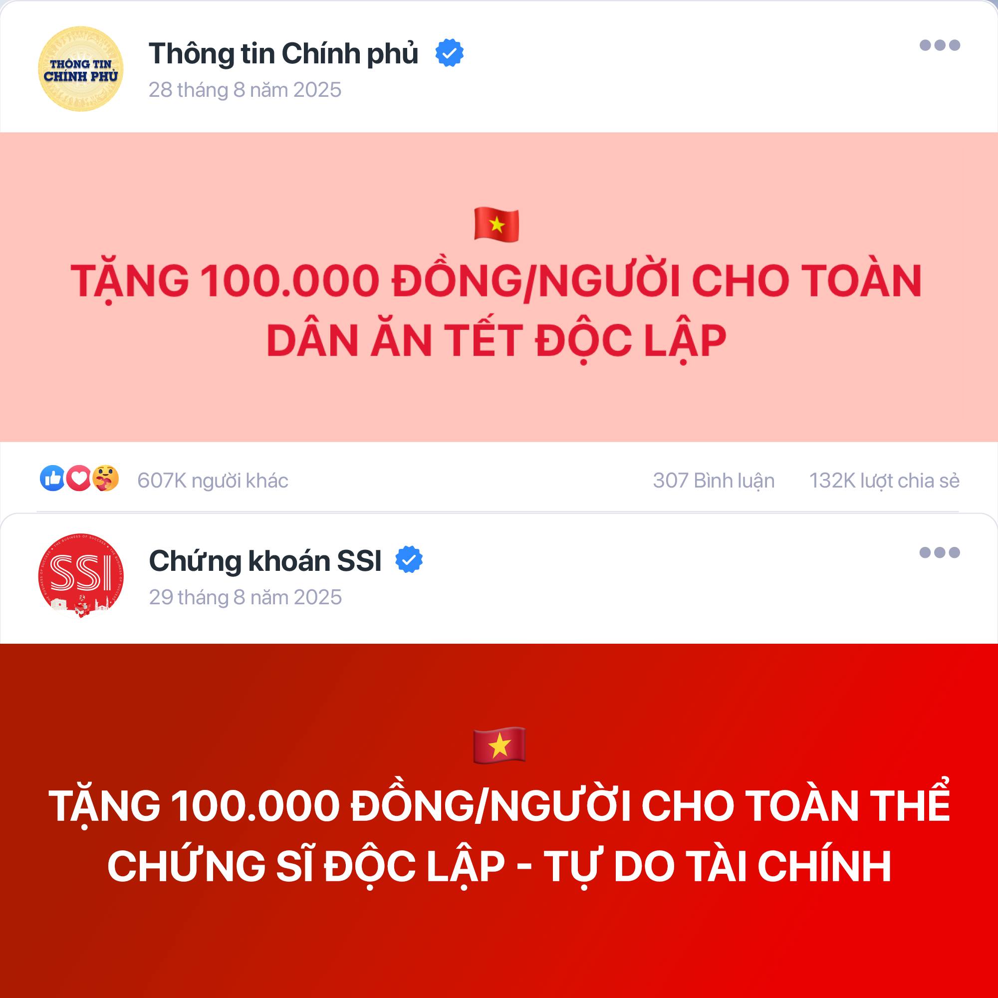 Thêm công ty chứng khoán tặng chứng sĩ 100.000 đồng dịp 2/9- Ảnh 1.