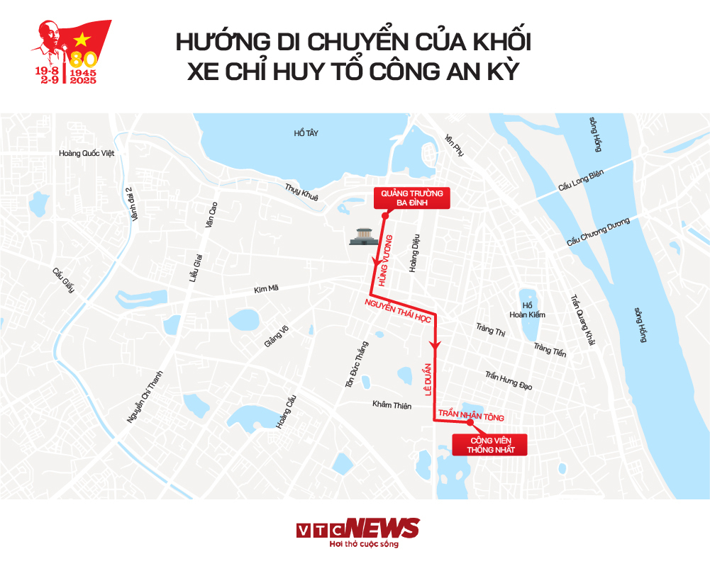 Infographic: Hướng di chuyển các khối diễu binh, diễu hành A80 và những vị trí xem đẹp nhất- Ảnh 5.