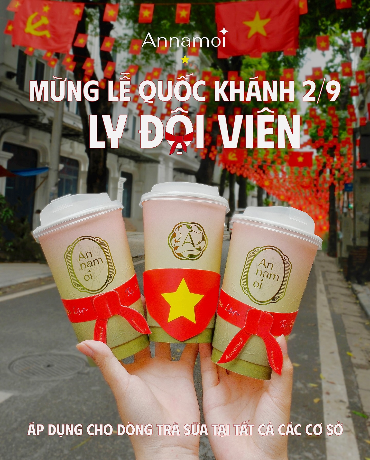 Đẹp tuyệt vời phiên bản ly mừng Quốc khánh 2/9 của loạt thương hiệu lớn, KATINAT và Cheese Coffee được khen ngợi vì siêu tinh tế- Ảnh 6. Đẹp tuyệt vời phiên bản ly mừng Quốc khánh 2/9 của loạt thương hiệu lớn, KATINAT và Cheese Coffee được khen ngợi vì siêu tinh tế- Ảnh 6.