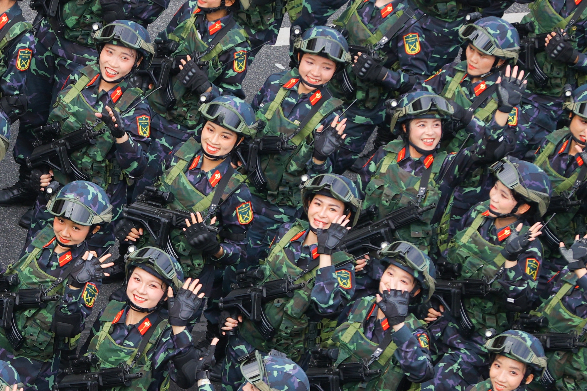 Hình ảnh đẹp tuyệt đối của khối diễu binh, diễu hành tại buổi Tổng duyệt diễu binh, diễu hành A80- Ảnh 3. Hình ảnh đẹp tuyệt đối của khối diễu binh, diễu hành tại buổi Tổng duyệt diễu binh, diễu hành A80- Ảnh 3.