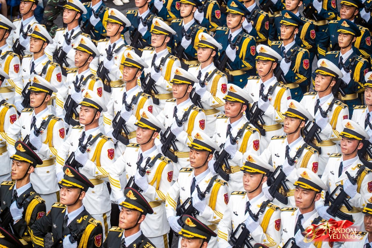 Cận cảnh quân nhân Nga, Trung Quốc, Lào, Campuchia tham gia tổng duyệt diễu binh diễu hành kỷ niệm 80 năm Quốc khánh- Ảnh 16. Cận cảnh quân nhân Nga, Trung Quốc, Lào, Campuchia tham gia tổng duyệt diễu binh diễu hành kỷ niệm 80 năm Quốc khánh- Ảnh 16.