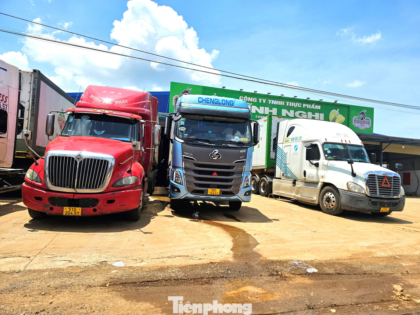 Xe container rồng rắn đi thu mua sầu riêng- Ảnh 9. Xe container rồng rắn đi thu mua sầu riêng- Ảnh 9.