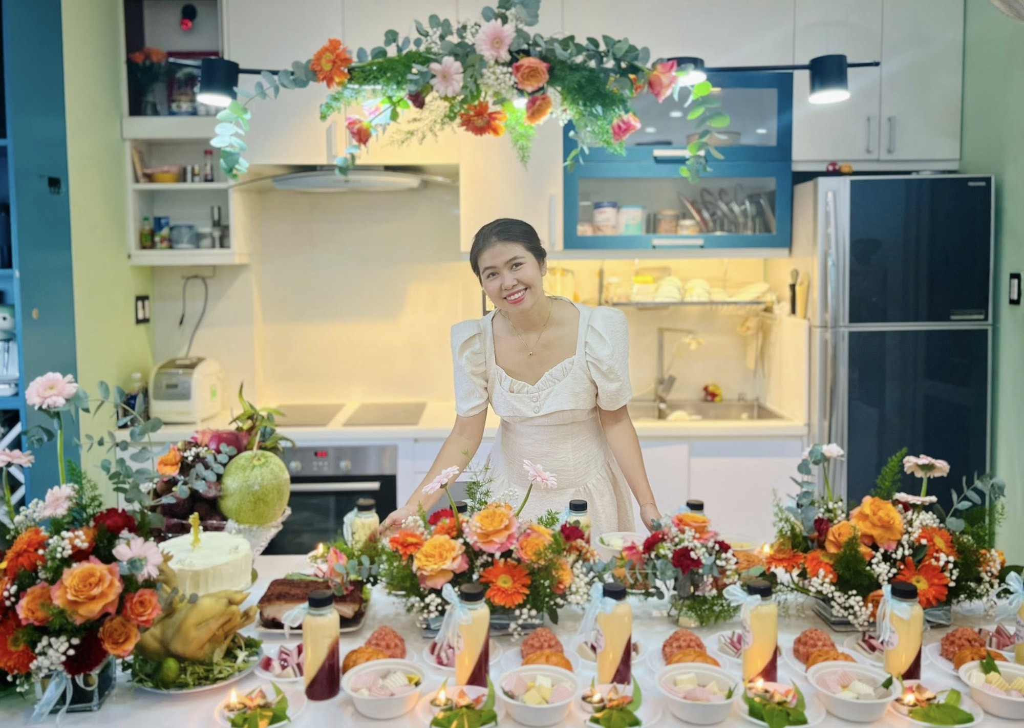 1 mom ở TP.HCM “gây bão” với tiệc thôi nôi tự làm siêu đẹp: Đảm hết phần thiên hạ rồi mẹ cháu ơi!- Ảnh 4. 1 mom ở TP.HCM “gây bão” với tiệc thôi nôi tự làm siêu đẹp: Đảm hết phần thiên hạ rồi mẹ cháu ơi!- Ảnh 4.