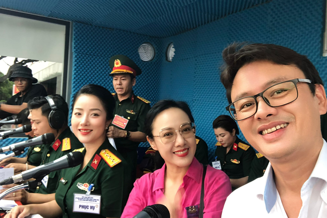 Hai biên tập viên VTV đọc thuyết minh trong lễ diễu binh, diễu hành A80 là ai?- Ảnh 2. Hai biên tập viên VTV đọc thuyết minh trong lễ diễu binh, diễu hành A80 là ai?- Ảnh 2.