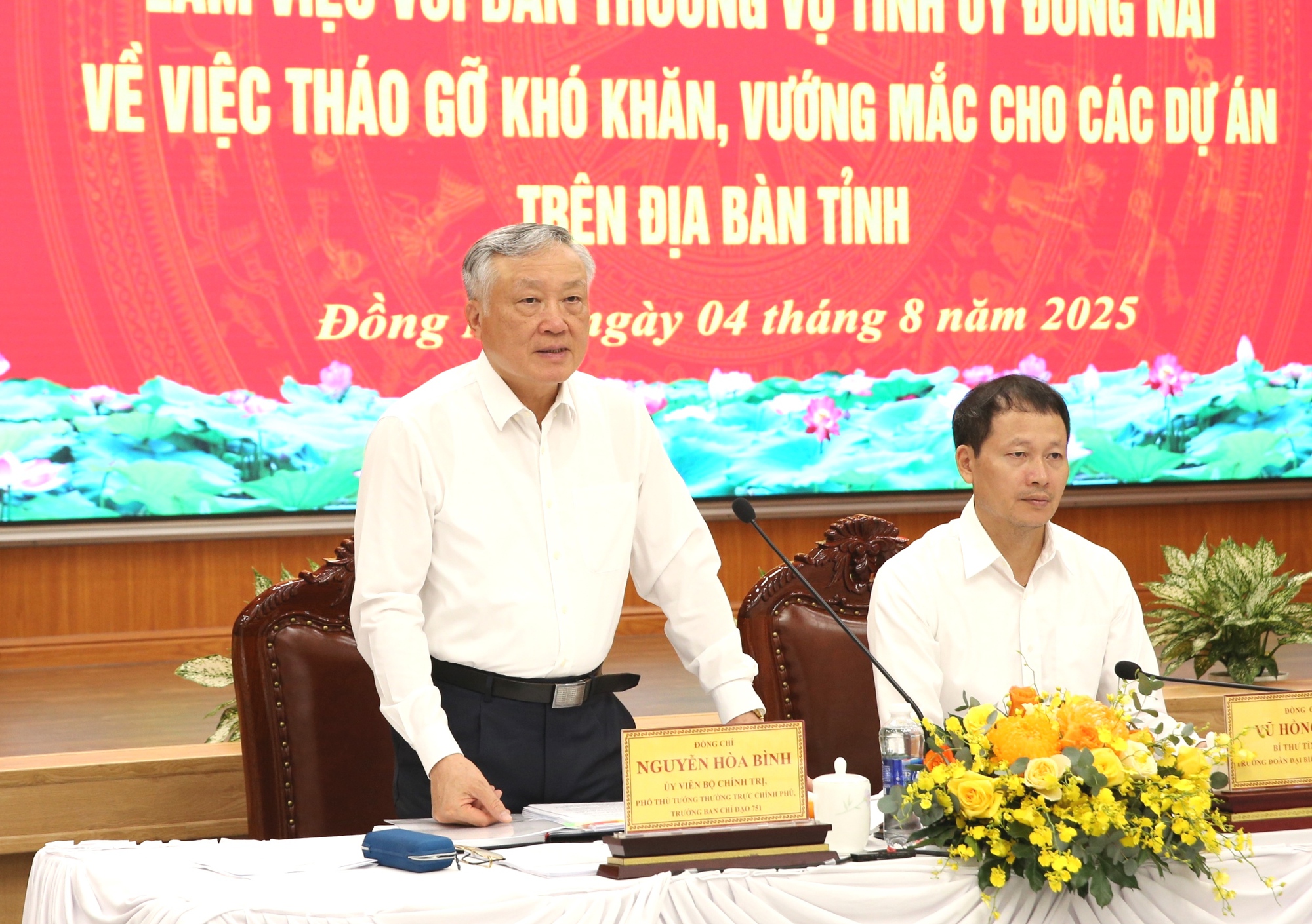 Phó Thủ tướng Thường trực làm việc với tỉnh Đồng Nai, tháo gỡ khó khăn, vướng mắc cho các dự án- Ảnh 1.
