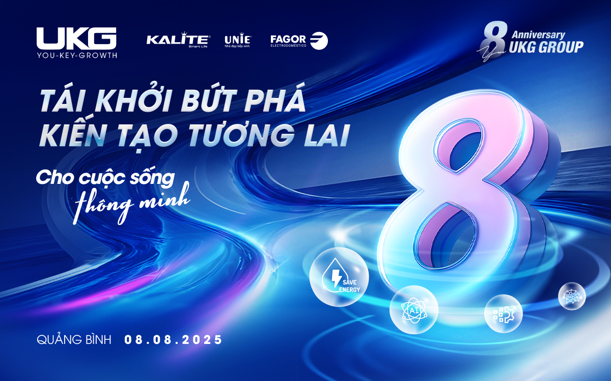 UKG tròn 8 tuổi – Kalite chuyển mình vượt trội với loạt giải pháp mùa hè và siêu khuyến mãi- Ảnh 1.