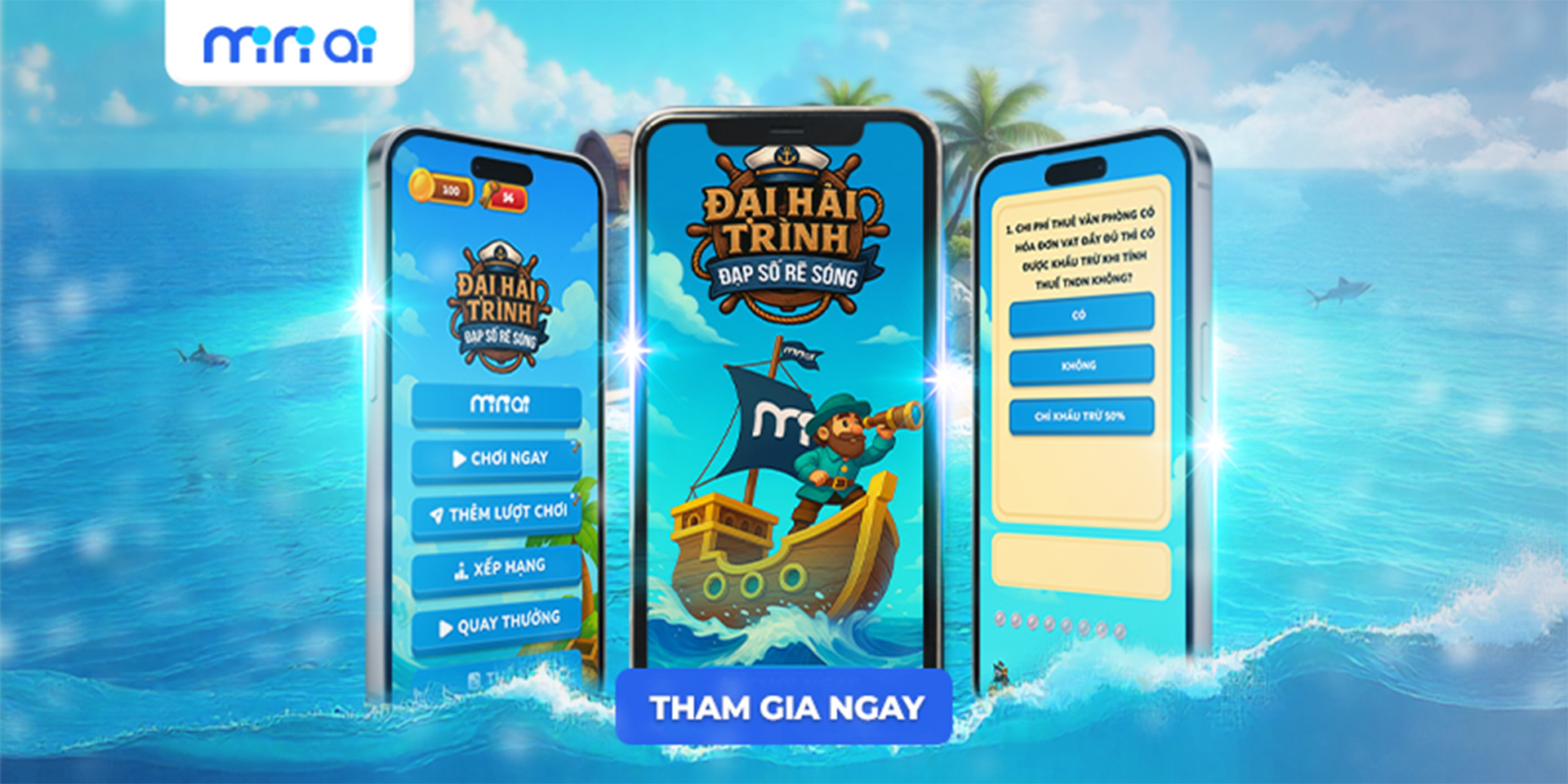 Mini AI ra mắt cuộc thi "Đại Hải Trình - Đạp số rẽ sóng"- Ảnh 1. Mini AI ra mắt cuộc thi "Đại Hải Trình - Đạp số rẽ sóng"- Ảnh 1.
