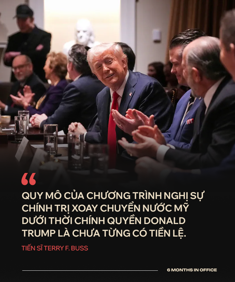 6 tháng tất bật của ông Trump: Chương trình nghị sự khiến bộ máy quay cuồng, phe đối lập choáng váng- Ảnh 1. 6 tháng tất bật của ông Trump: Chương trình nghị sự khiến bộ máy quay cuồng, phe đối lập choáng váng- Ảnh 1.