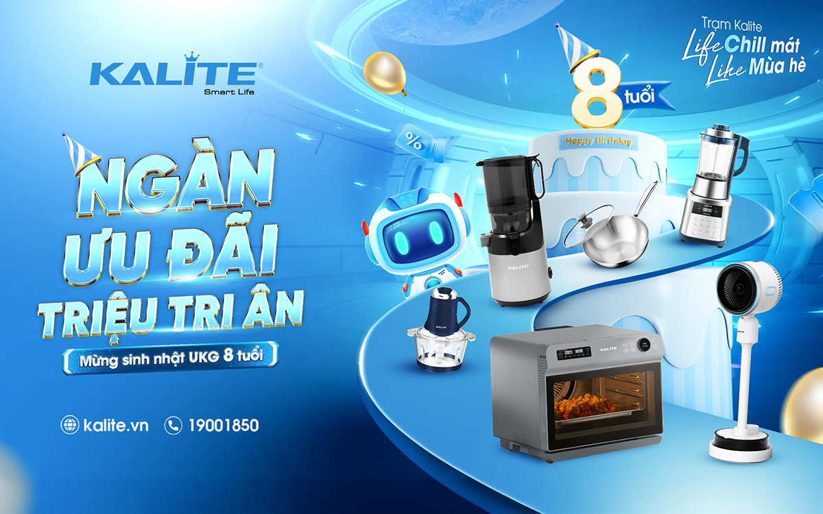 UKG tròn 8 tuổi – Kalite chuyển mình vượt trội với loạt giải pháp mùa hè và siêu khuyến mãi- Ảnh 3.