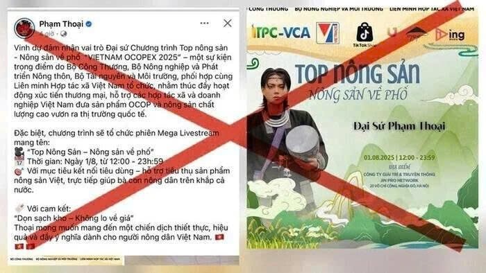 TikToker Phạm Thoại bị công an Hà Nội xử phạt - Ảnh 1. TikToker Phạm Thoại bị công an Hà Nội xử phạt - Ảnh 1.