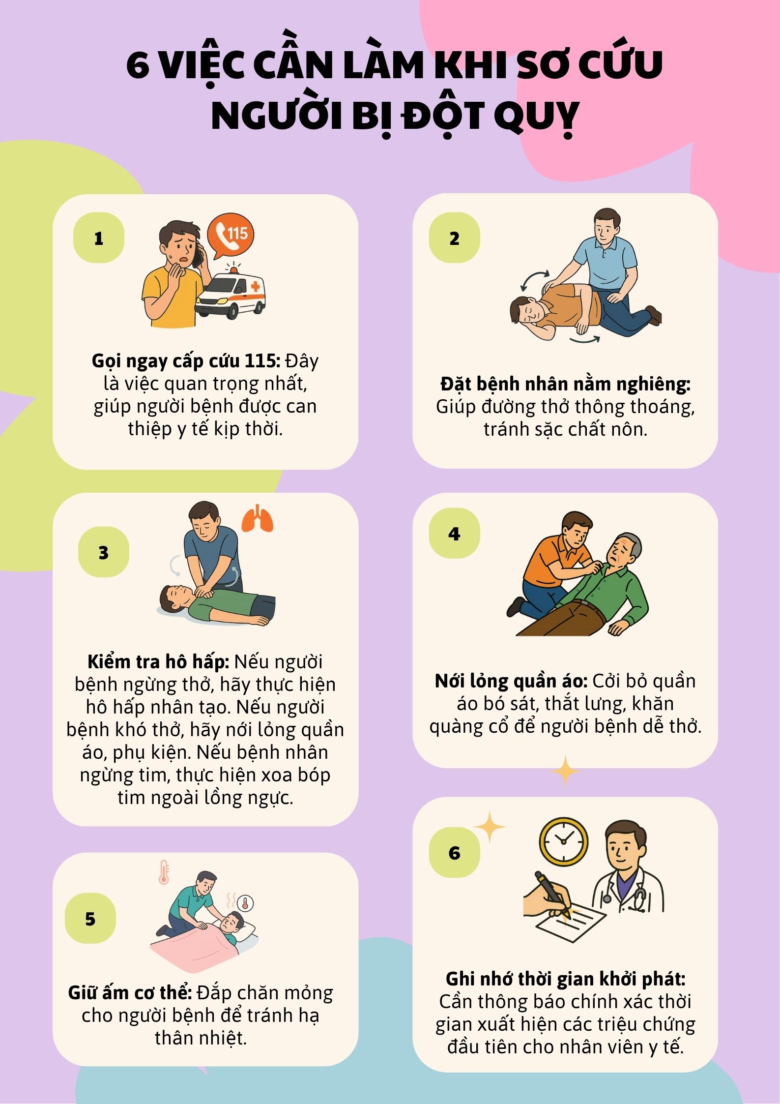 6 việc cần làm ngay và 3 việc không được làm để 
