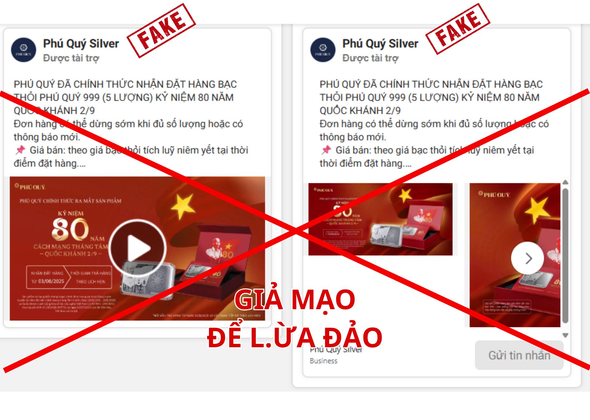Mở bán 2 tấn bạc đặc biệt kỷ niệm 80 năm Quốc khánh, một tập đoàn phải lập tức đăng đàn cảnh báo: người mua chuyển tiền vào TK ngân hàng này chắc chắn là lừa đảo- Ảnh 1. Mở bán 2 tấn bạc đặc biệt kỷ niệm 80 năm Quốc khánh, một tập đoàn phải lập tức đăng đàn cảnh báo: người mua chuyển tiền vào TK ngân hàng này chắc chắn là lừa đảo- Ảnh 1.