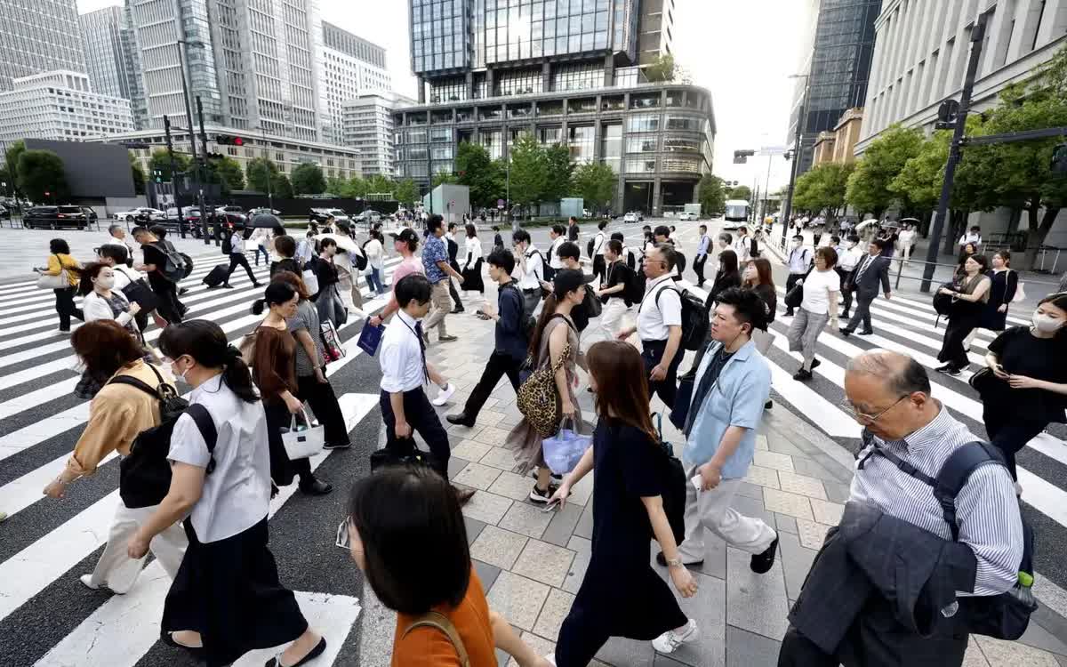 Thủ đô Tokyo là khu vực duy nhất ghi nhận mức tăng dân số bản địa Nhật Bản (Ảnh minh họa: Nikkei Asia)