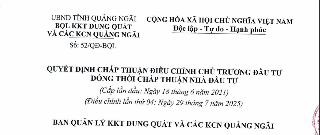 Hòa Phát chính thức được chấp thuận tăng 3.400 tỷ đầu tư cho Hòa Phát Dung Quất 2, nâng công suất năm thêm 500.000 tấn- Ảnh 1. Hòa Phát chính thức được chấp thuận tăng 3.400 tỷ đầu tư cho Hòa Phát Dung Quất 2, nâng công suất năm thêm 500.000 tấn- Ảnh 1.