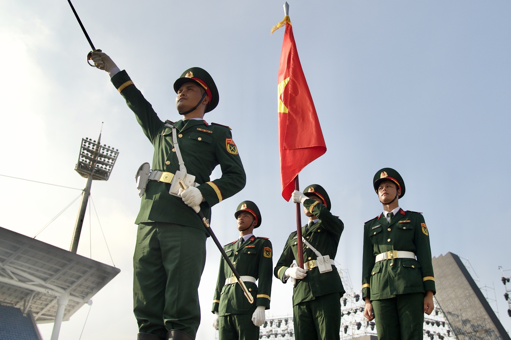 Tuyệt đối điện ảnh: Đội hình từng duyệt binh tại Matxcơva luyện tập cho concert Quốc gia tại Mỹ Đình- Ảnh 1.