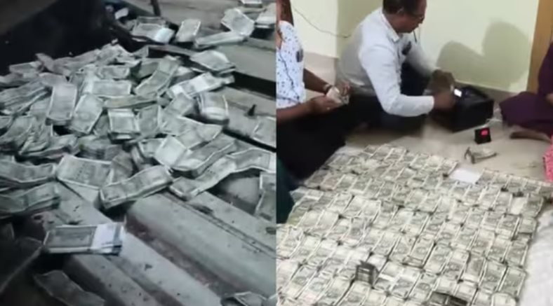 Đột kích nhà kỹ sư hạ tầng nông thôn lương 600.000 đồng/tháng sắp nghỉ hưu, tịch thu 44,8 tỷ tiền mặt chất đống như gạch, nghi phạm tung tiền qua cửa sổ để tẩu tán- Ảnh 1.