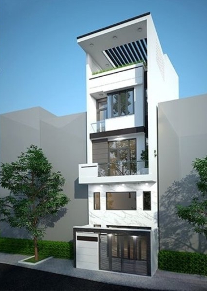 Mẫu nhà phố 4 tầng hiện đại, phổ biến nhất hiện nay- Ảnh 1. Mẫu nhà phố 4 tầng hiện đại, phổ biến nhất hiện nay- Ảnh 1.