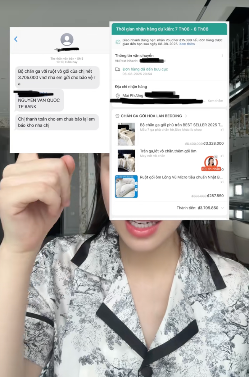 MC VTV bị shipper lừa đảo đọc đúng tên, địa chỉ, món hàng đang mua: Cay đắng mất tiền- Ảnh 1. MC VTV bị shipper lừa đảo đọc đúng tên, địa chỉ, món hàng đang mua: Cay đắng mất tiền- Ảnh 1.