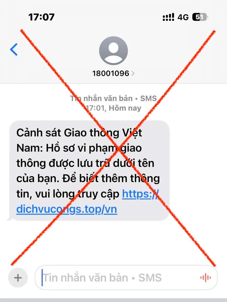 Cảnh báo chiêu lừa nộp phạt giao thông qua cổng dịch vụ công "giả"- Ảnh 2.