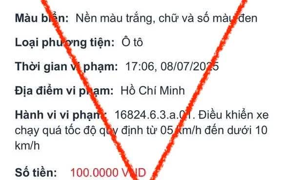 Cảnh báo chiêu lừa nộp phạt giao thông qua cổng dịch vụ công "giả"- Ảnh 1.