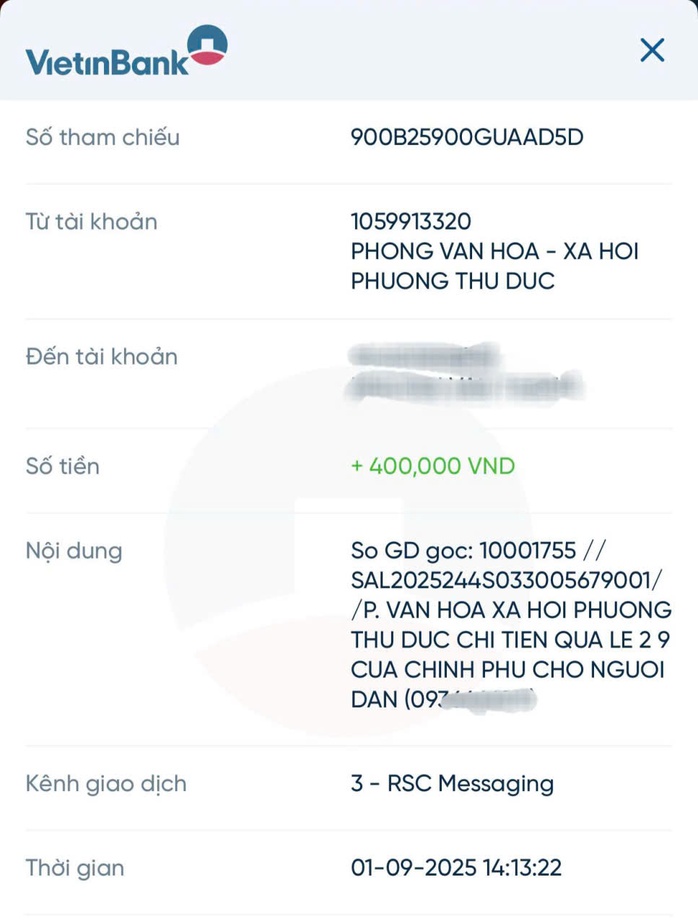 Nhiều ngân hàng chi trả hơn 1.100 tỉ đồng quà tặng 100.000 đồng cho người dân- Ảnh 1. Nhiều ngân hàng chi trả hơn 1.100 tỉ đồng quà tặng 100.000 đồng cho người dân- Ảnh 1.