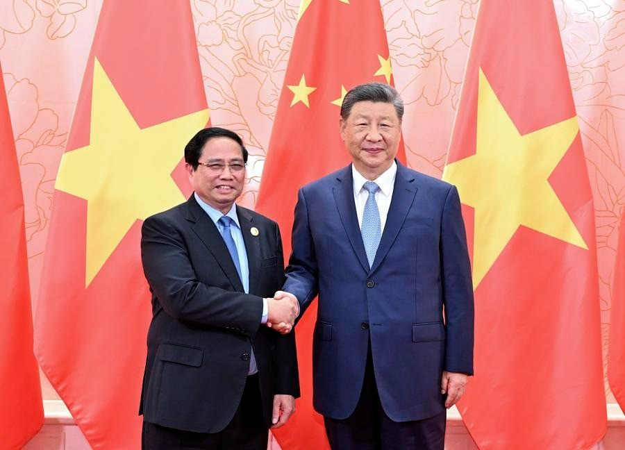 Chủ tịch Trung Quốc Tập Cận Bình chào đón các khách mời quốc tế tại Thiên Tân- Ảnh 1.