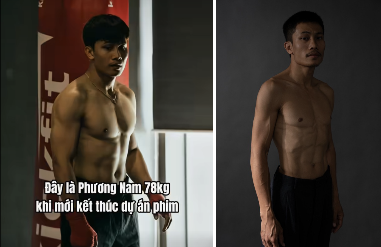 Sao nam phim Mưa Đỏ hết "huỷ dung" đến siết cân gây choáng: Visual lạ lẫm nhưng body 6 múi căng đét- Ảnh 3. Sao nam phim Mưa Đỏ hết "huỷ dung" đến siết cân gây choáng: Visual lạ lẫm nhưng body 6 múi căng đét- Ảnh 3.