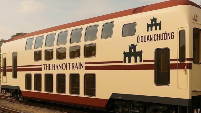 Chuyến tàu 2 tầng cải tạo từ toa xe cũ, chạy qua 5 ga: Thông tin mới nhất về giá vé, thời gian chạy- Ảnh 1. Chuyến tàu 2 tầng cải tạo từ toa xe cũ, chạy qua 5 ga: Thông tin mới nhất về giá vé, thời gian chạy- Ảnh 1.