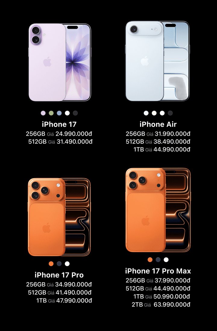 Dạo xem giá bán iPhone 17 chính hãng tại Việt Nam, mua ở Apple Store hay đại lý nào rẻ hơn?- Ảnh 4. Dạo xem giá bán iPhone 17 chính hãng tại Việt Nam, mua ở Apple Store hay đại lý nào rẻ hơn?- Ảnh 4.