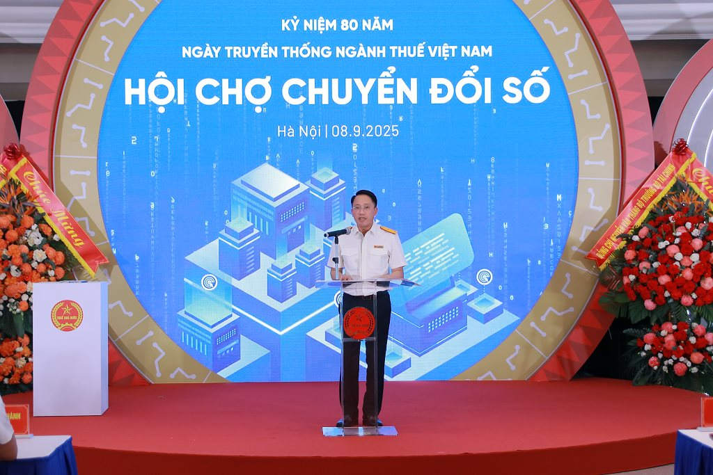Hội chợ Chuyển đổi số ngành Thuế: Sự kiện trọng điểm kỷ niệm 80 năm ngành Thuế Việt Nam- Ảnh 1. Hội chợ Chuyển đổi số ngành Thuế: Sự kiện trọng điểm kỷ niệm 80 năm ngành Thuế Việt Nam- Ảnh 1.