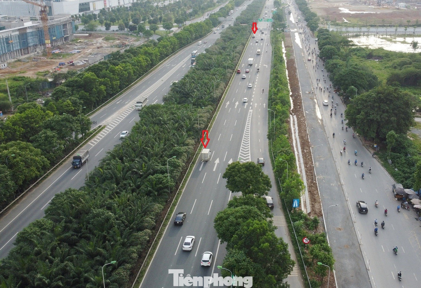 Cận cảnh 2 tuyến cao tốc Hà Nội sẽ cấm xe tải ở làn số 1- Ảnh 7. Cận cảnh 2 tuyến cao tốc Hà Nội sẽ cấm xe tải ở làn số 1- Ảnh 7.