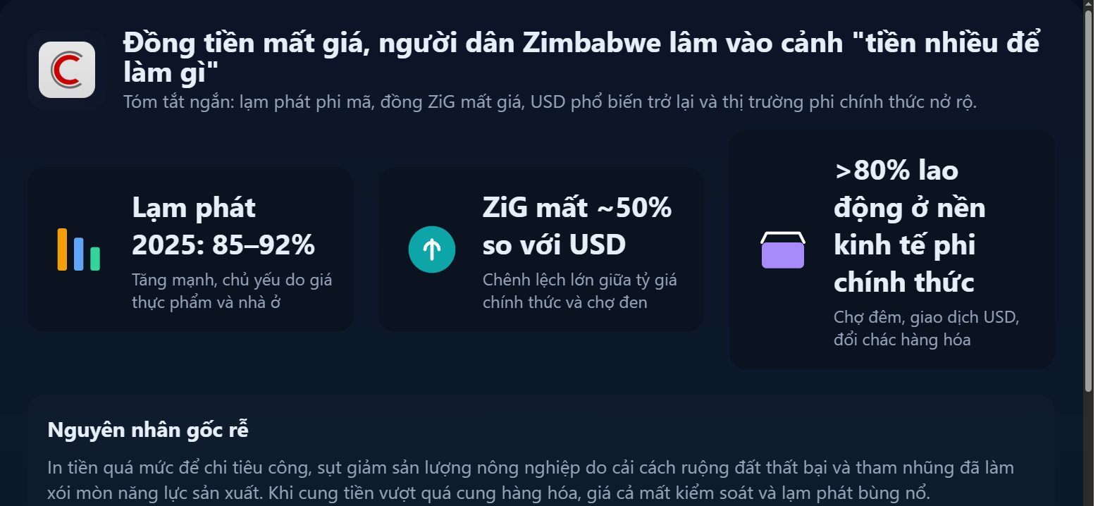 Đồng tiền mất giá, người dân Zimbabwe lâm vào cảnh ‘tiền nhiều để làm gì’- Ảnh 2.