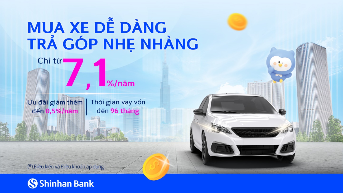 Ngân hàng Shinhan ưu đãi gói vay mua xe điện – Đồng hành cùng lối sống xanh- Ảnh 1. Ngân hàng Shinhan ưu đãi gói vay mua xe điện – Đồng hành cùng lối sống xanh- Ảnh 1.