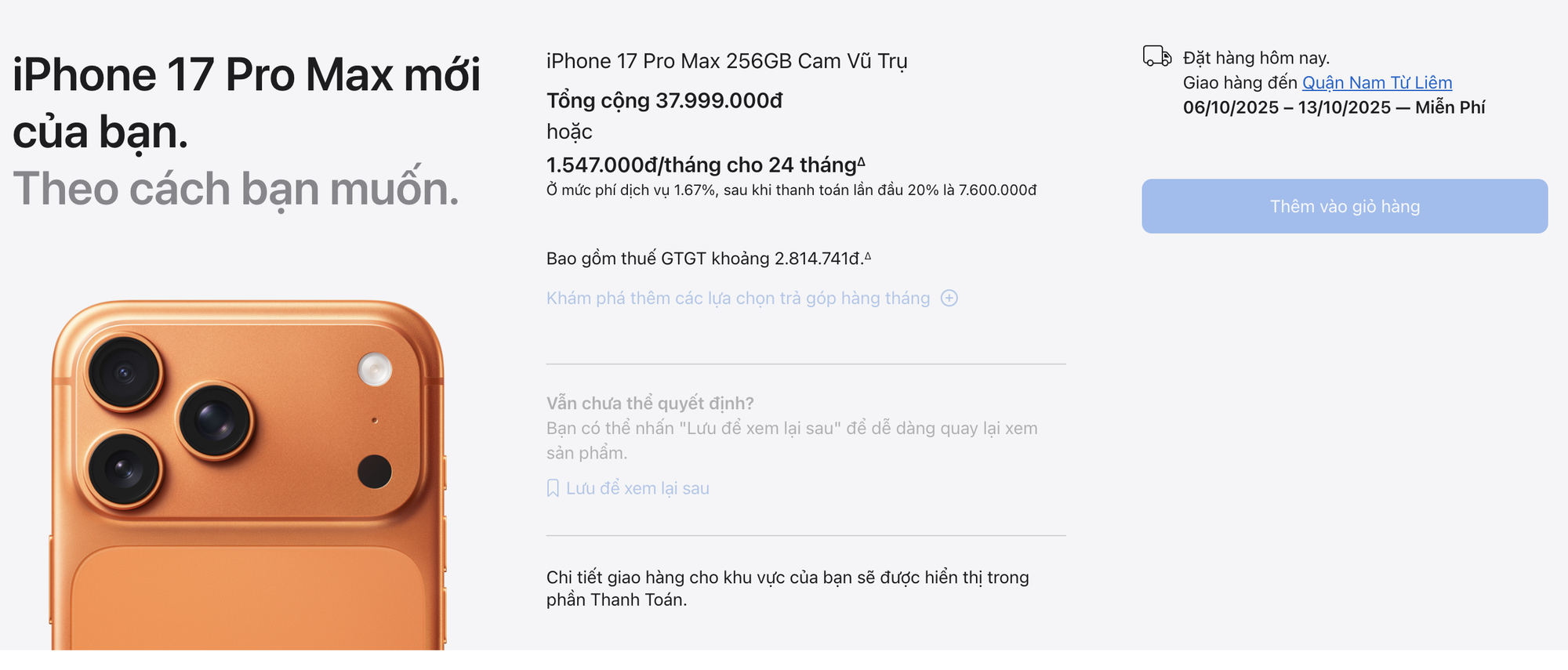 iPhone 17 Pro Max cháy hàng sau vài phút- Ảnh 1.