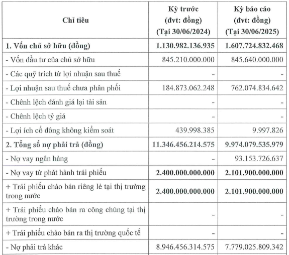 Nợ phải trả giảm 1.300 tỷ đồng, Chủ dự án Aqua City kinh doanh ra sao trong nửa đầu năm 2025?- Ảnh 1.