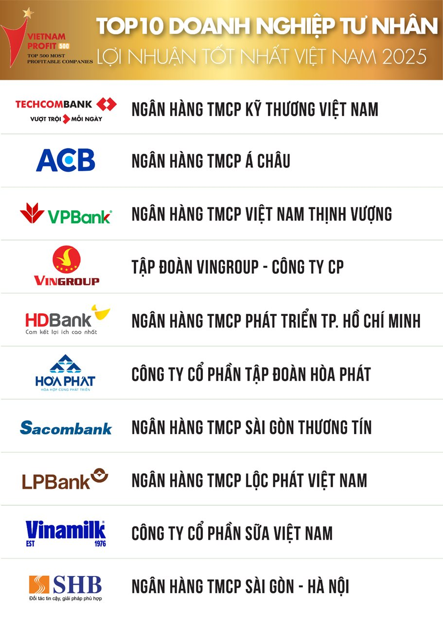 10 doanh nghiệp lãi nhất Việt Nam: Viettel soán ngôi PVN, ACB lần đầu lọt top, Hòa Phát tái xuất trong khi VIB và FPT 'biến mất'- Ảnh 3.