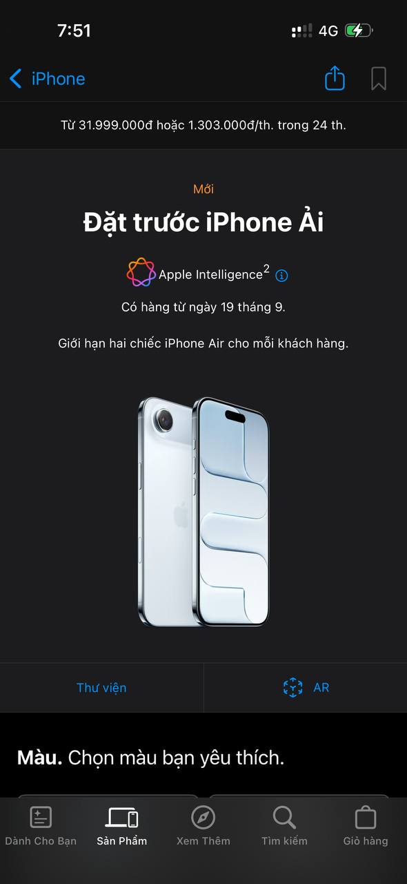 Website Apple mắc lỗi ngớ ngẩn trong ngày mở order iPhone mới tại Việt Nam- Ảnh 2. Website Apple mắc lỗi ngớ ngẩn trong ngày mở order iPhone mới tại Việt Nam- Ảnh 2.