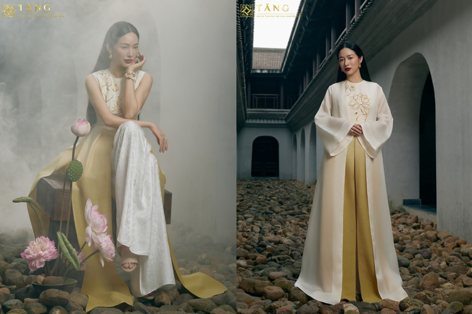 Ngỡ ngàng với nét đẹp đậm chất Á đông của “nàng thơ điện ảnh Việt” trong fashion film của NTK Tăng Mai Anh- Ảnh 3.
