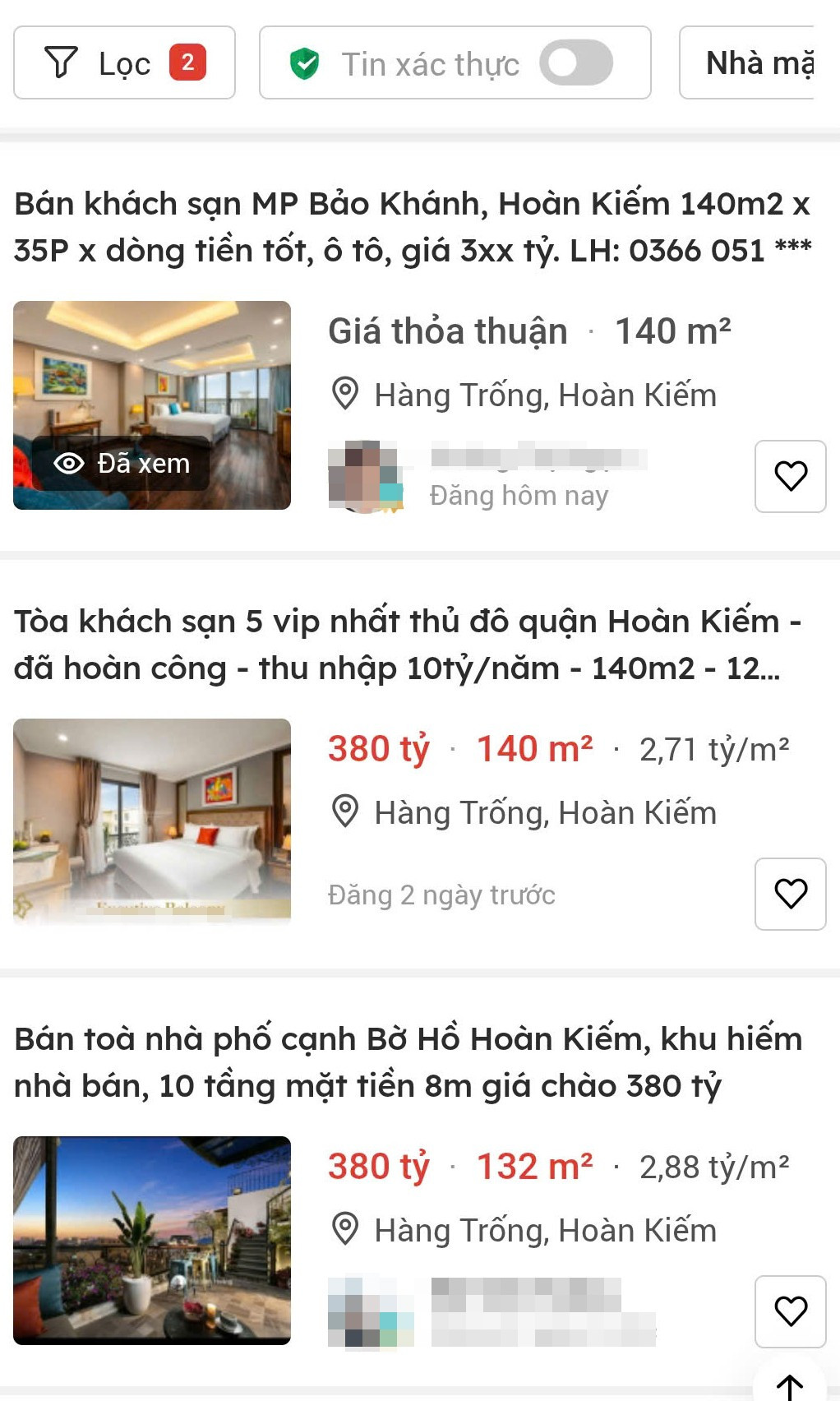 Nhà phố Hà Nội rao bán gần 3 tỷ đồng/m2 gây choáng- Ảnh 1.