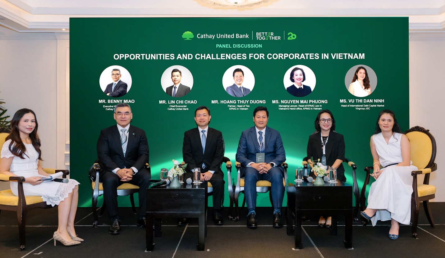 Ngân hàng Cathay United Bank tổ chức diễn đàn thuế và đầu tư tại Việt Nam- Ảnh 3. Ngân hàng Cathay United Bank tổ chức diễn đàn thuế và đầu tư tại Việt Nam- Ảnh 3.