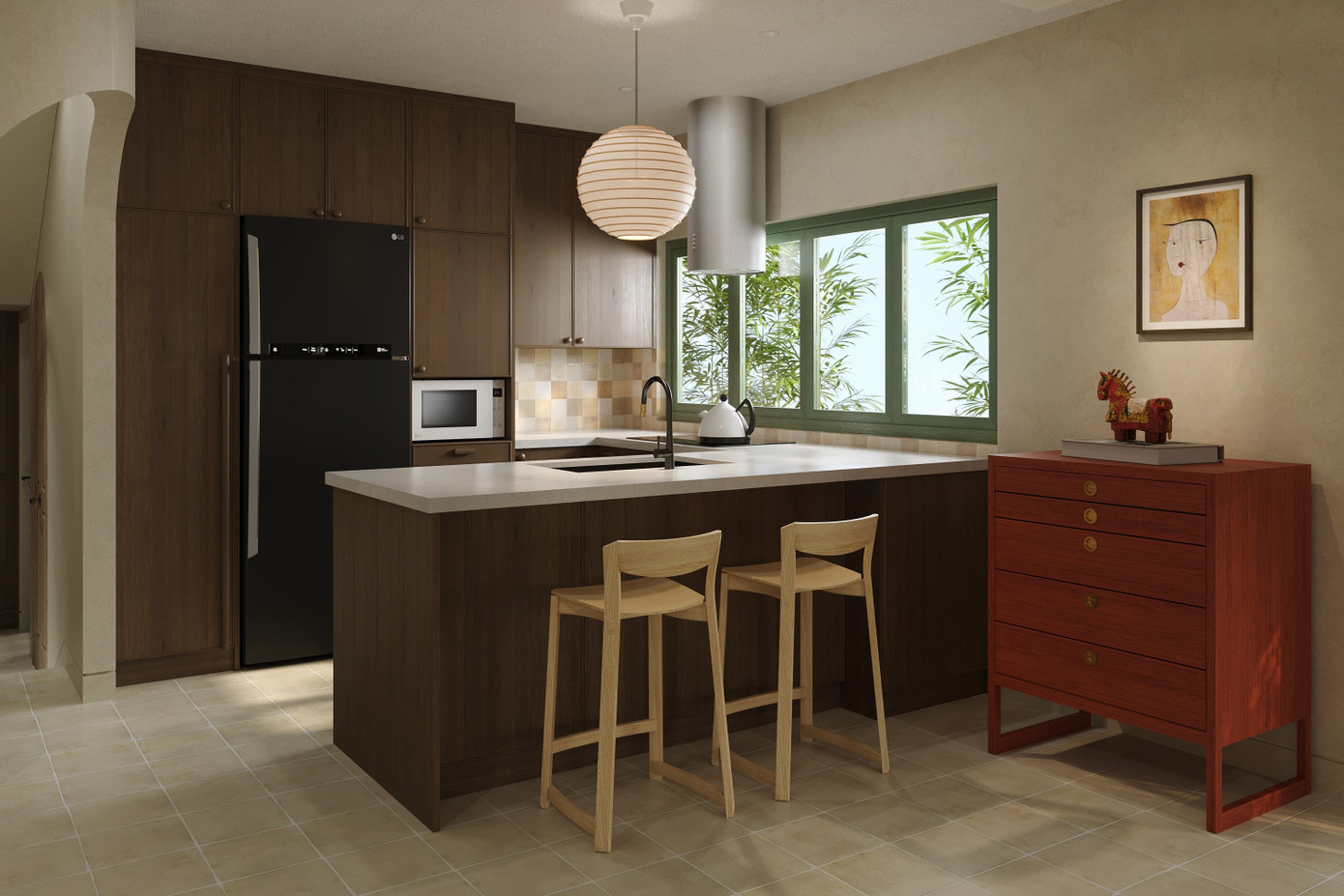 Thiết kế nhà đậm chất chất truyền thống cho diện tích đất 100m2- Ảnh 7. Thiết kế nhà đậm chất chất truyền thống cho diện tích đất 100m2- Ảnh 7.
