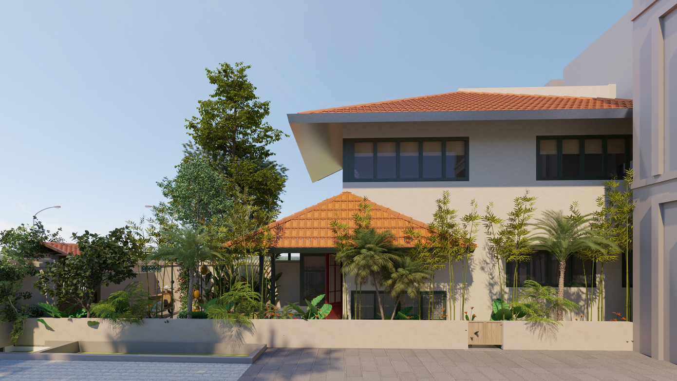 Thiết kế nhà đậm chất chất truyền thống cho diện tích đất 100m2- Ảnh 1. Thiết kế nhà đậm chất chất truyền thống cho diện tích đất 100m2- Ảnh 1.