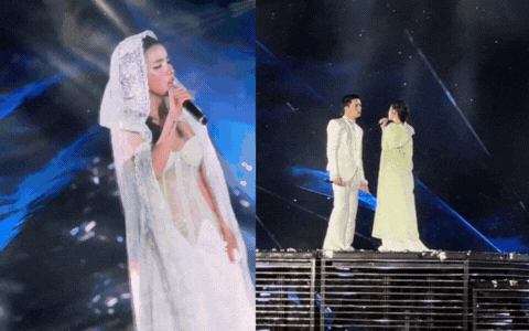 Cặp Anh Trai - Em Xinh không thèm giấu giếm, biến concert thành lễ đường mà sao cả cõi mạng “suy”?- Ảnh 2. Cặp Anh Trai - Em Xinh không thèm giấu giếm, biến concert thành lễ đường mà sao cả cõi mạng “suy”?- Ảnh 2.