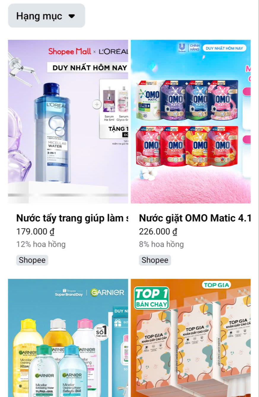 Người dùng Facebook có thể gắn thẻ sản phẩm Shopee để làm tiếp thị liên kết, ăn hoa hồng- Ảnh 1.