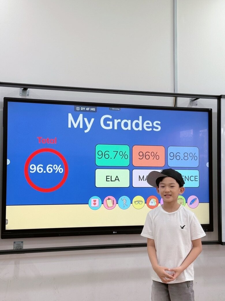 Con trai 7 tuổi của Lương Thế Thành, ngoại hình sao y "bản chính", thuyết trình tiếng Anh - Việt đều thuần thục- Ảnh 6. Con trai 7 tuổi của Lương Thế Thành, ngoại hình sao y "bản chính", thuyết trình tiếng Anh - Việt đều thuần thục- Ảnh 6.