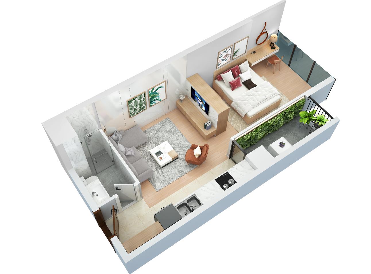 Giới trẻ châu Á ưa chuộng căn hộ đa năng- Ảnh 1.