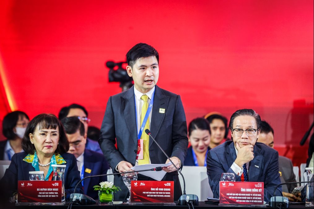 Con trai Bầu Hiển lên tiếng đề xuất một loạt kiến nghị tại Diễn đàn Kinh tế tư nhân Việt Nam 2025- Ảnh 1.