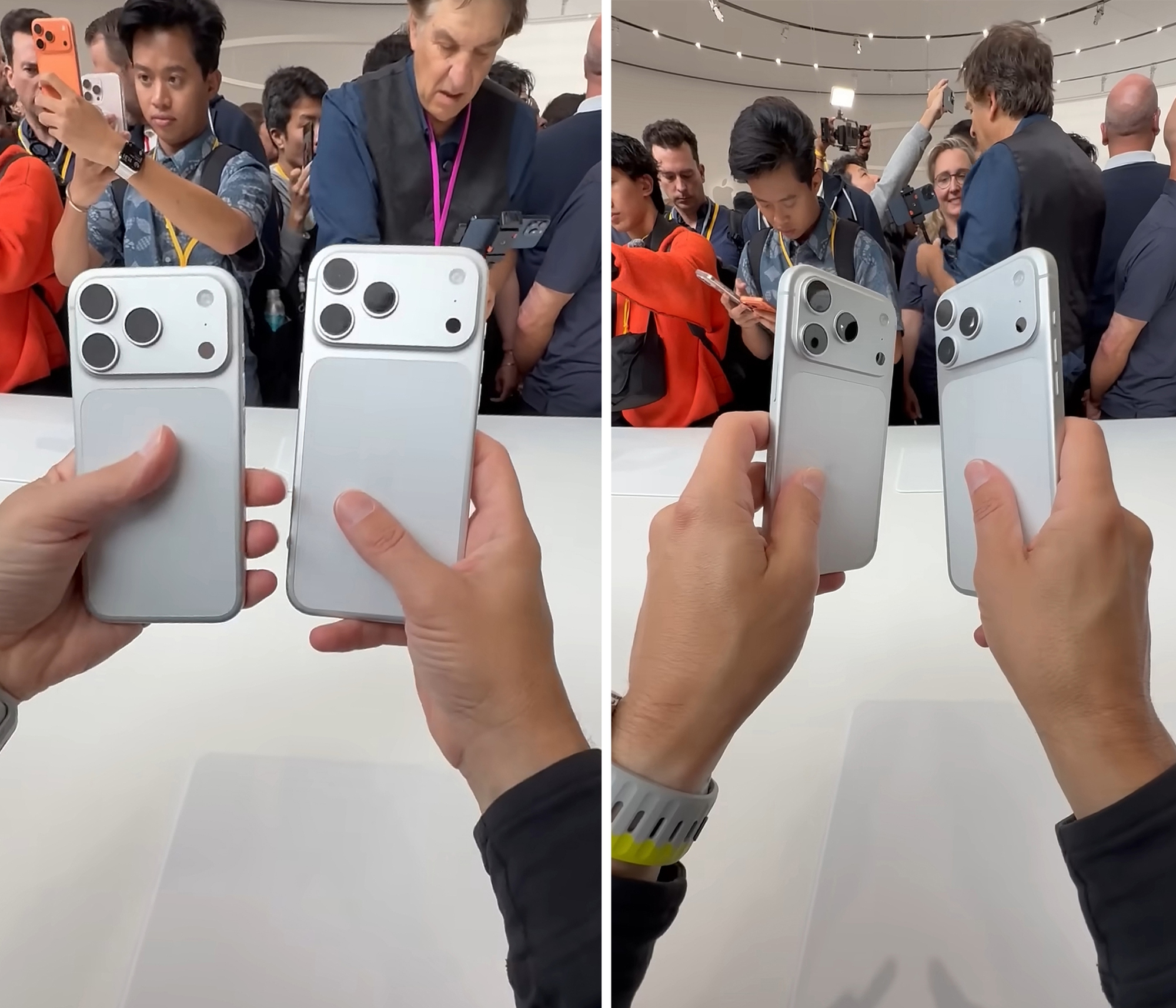 iPhone 17 Pro bạc "sốt" chẳng kém gì cam: Mỗi năm có thêm màu mới "team màu bạc" chưa lung lay bao giờ!- Ảnh 2. iPhone 17 Pro bạc "sốt" chẳng kém gì cam: Mỗi năm có thêm màu mới "team màu bạc" chưa lung lay bao giờ!- Ảnh 2.